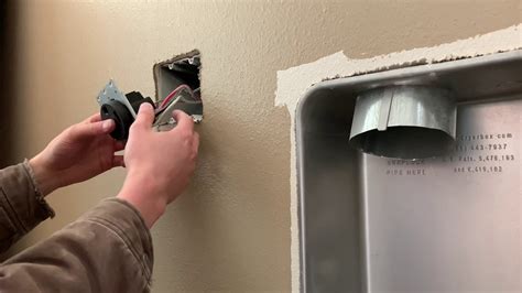 electrical box for dryer outlet|surface mount dryer outlet installation.